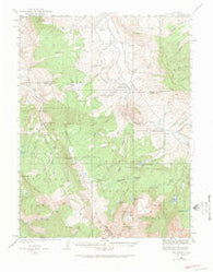 Mount Powell Colorado Historical topographic map, 1:62500 scale, 15 X 15 Minute, Year 1933