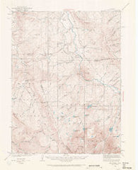 Mount Powell Colorado Historical topographic map, 1:62500 scale, 15 X 15 Minute, Year 1933