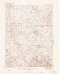 Mount Powell Colorado Historical topographic map, 1:62500 scale, 15 X 15 Minute, Year 1933