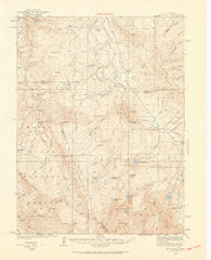 Mount Powell Colorado Historical topographic map, 1:62500 scale, 15 X 15 Minute, Year 1933