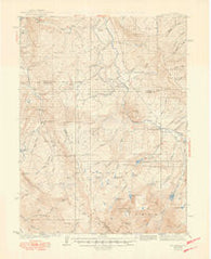 Mount Powell Colorado Historical topographic map, 1:62500 scale, 15 X 15 Minute, Year 1940