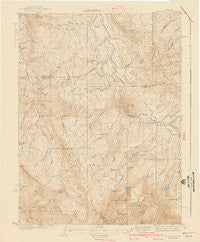 Mount Powell Colorado Historical topographic map, 1:62500 scale, 15 X 15 Minute, Year 1940