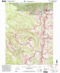 Mount Richthofen Colorado Historical topographic map, 1:24000 scale, 7.5 X 7.5 Minute, Year 2000