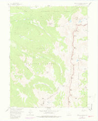 Mount Richthofen Colorado Historical topographic map, 1:24000 scale, 7.5 X 7.5 Minute, Year 1957