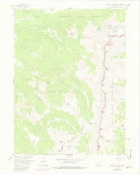 Mount Richthofen Colorado Historical topographic map, 1:24000 scale, 7.5 X 7.5 Minute, Year 1957