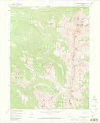 Mount Richthofen Colorado Historical topographic map, 1:24000 scale, 7.5 X 7.5 Minute, Year 1957