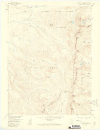 Mount Richthofen Colorado Historical topographic map, 1:24000 scale, 7.5 X 7.5 Minute, Year 1957