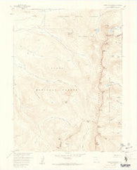 Mount Richthofen Colorado Historical topographic map, 1:24000 scale, 7.5 X 7.5 Minute, Year 1957