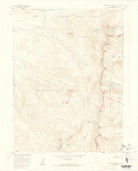 Mount Richthofen Colorado Historical topographic map, 1:24000 scale, 7.5 X 7.5 Minute, Year 1957