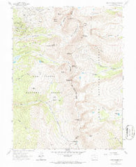 Mount Sherman Colorado Historical topographic map, 1:24000 scale, 7.5 X 7.5 Minute, Year 1961