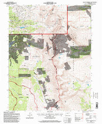 Mount Sherman Colorado Historical topographic map, 1:24000 scale, 7.5 X 7.5 Minute, Year 1994