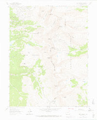 Mount Sherman Colorado Historical topographic map, 1:24000 scale, 7.5 X 7.5 Minute, Year 1961