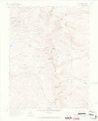 Mount Sherman Colorado Historical topographic map, 1:24000 scale, 7.5 X 7.5 Minute, Year 1961