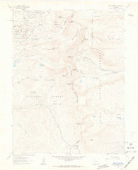Mount Sherman Colorado Historical topographic map, 1:24000 scale, 7.5 X 7.5 Minute, Year 1961