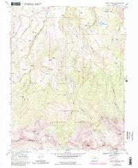Mount Sneffels Colorado Historical topographic map, 1:24000 scale, 7.5 X 7.5 Minute, Year 1967