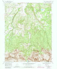 Mount Sneffels Colorado Historical topographic map, 1:24000 scale, 7.5 X 7.5 Minute, Year 1967