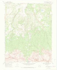 Mount Sneffels Colorado Historical topographic map, 1:24000 scale, 7.5 X 7.5 Minute, Year 1967