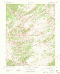 Mount Tyndall Colorado Historical topographic map, 1:24000 scale, 7.5 X 7.5 Minute, Year 1954