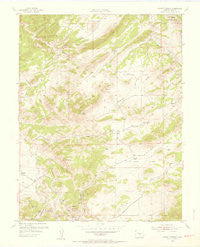 Mount Tyndall Colorado Historical topographic map, 1:24000 scale, 7.5 X 7.5 Minute, Year 1954