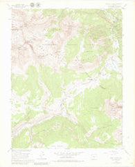 Mount Wilson Colorado Historical topographic map, 1:24000 scale, 7.5 X 7.5 Minute, Year 1953