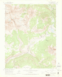 Mount Wilson Colorado Historical topographic map, 1:24000 scale, 7.5 X 7.5 Minute, Year 1953