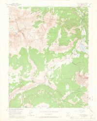 Mount Wilson Colorado Historical topographic map, 1:24000 scale, 7.5 X 7.5 Minute, Year 1953