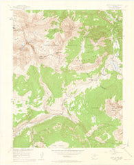 Mount Wilson Colorado Historical topographic map, 1:24000 scale, 7.5 X 7.5 Minute, Year 1953
