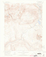 Mount Wilson Colorado Historical topographic map, 1:24000 scale, 7.5 X 7.5 Minute, Year 1953