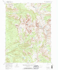 Mount Zirkel Colorado Historical topographic map, 1:24000 scale, 7.5 X 7.5 Minute, Year 1955