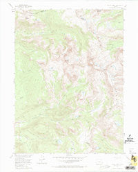 Mount Zirkel Colorado Historical topographic map, 1:24000 scale, 7.5 X 7.5 Minute, Year 1955
