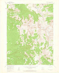 Mount Zirkel Colorado Historical topographic map, 1:24000 scale, 7.5 X 7.5 Minute, Year 1955