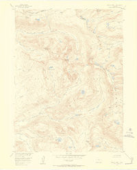 Mount Zirkel Colorado Historical topographic map, 1:24000 scale, 7.5 X 7.5 Minute, Year 1955