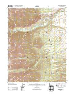 Mount Antero Colorado Historical topographic map, 1:24000 scale, 7.5 X 7.5 Minute, Year 2013