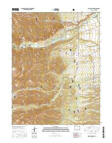 Mount Antero Colorado Current topographic map, 1:24000 scale, 7.5 X 7.5 Minute, Year 2016