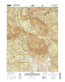 Mount Axtell Colorado Current topographic map, 1:24000 scale, 7.5 X 7.5 Minute, Year 2016