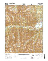 Mount Elbert Colorado Current topographic map, 1:24000 scale, 7.5 X 7.5 Minute, Year 2016