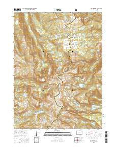 Mount Ethel Colorado Current topographic map, 1:24000 scale, 7.5 X 7.5 Minute, Year 2016