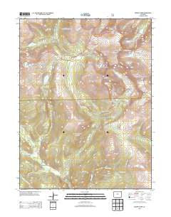 Mount Evans Colorado Historical topographic map, 1:24000 scale, 7.5 X 7.5 Minute, Year 2013