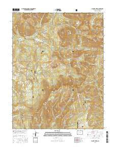Mount Guero Colorado Current topographic map, 1:24000 scale, 7.5 X 7.5 Minute, Year 2016