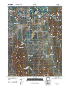 Mount Harris Colorado Historical topographic map, 1:24000 scale, 7.5 X 7.5 Minute, Year 2010