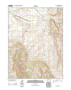 Mount Harris Colorado Historical topographic map, 1:24000 scale, 7.5 X 7.5 Minute, Year 2013