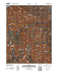 Mount Harvard Colorado Historical topographic map, 1:24000 scale, 7.5 X 7.5 Minute, Year 2011