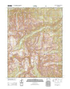 Mount Harvard Colorado Historical topographic map, 1:24000 scale, 7.5 X 7.5 Minute, Year 2013