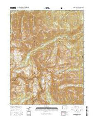 Mount Harvard Colorado Current topographic map, 1:24000 scale, 7.5 X 7.5 Minute, Year 2016