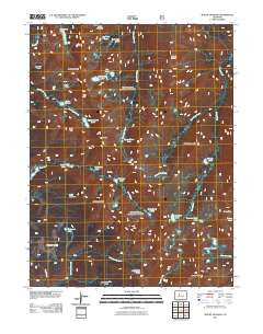 Mount Jackson Colorado Historical topographic map, 1:24000 scale, 7.5 X 7.5 Minute, Year 2011