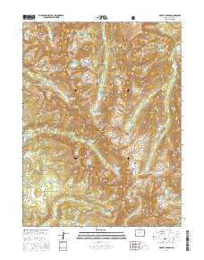 Mount Jackson Colorado Current topographic map, 1:24000 scale, 7.5 X 7.5 Minute, Year 2016