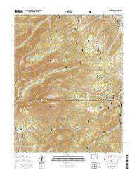 Mount Ouray Colorado Current topographic map, 1:24000 scale, 7.5 X 7.5 Minute, Year 2016