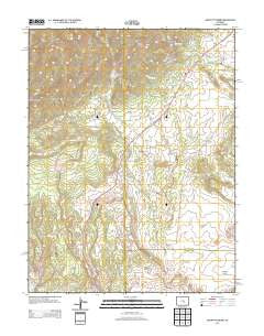 Mount Pittsburg Colorado Historical topographic map, 1:24000 scale, 7.5 X 7.5 Minute, Year 2013