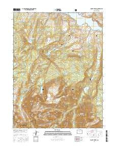 Mount Powell Colorado Current topographic map, 1:24000 scale, 7.5 X 7.5 Minute, Year 2016