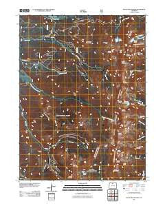 Mount Richthofen Colorado Historical topographic map, 1:24000 scale, 7.5 X 7.5 Minute, Year 2011